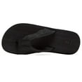 thumbnail image 4 of REEF Womens Black 1/2" Platform Comfort Sandy Round Toe Wedge Slip On Flip Flop Sandal 8, 4 of 10