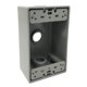 thumbnail image 1 of Caja para tomacorriente eléctrica Sealproof de 1 módulo con 3 orificios de 1/2 pulgada, 1 of 1