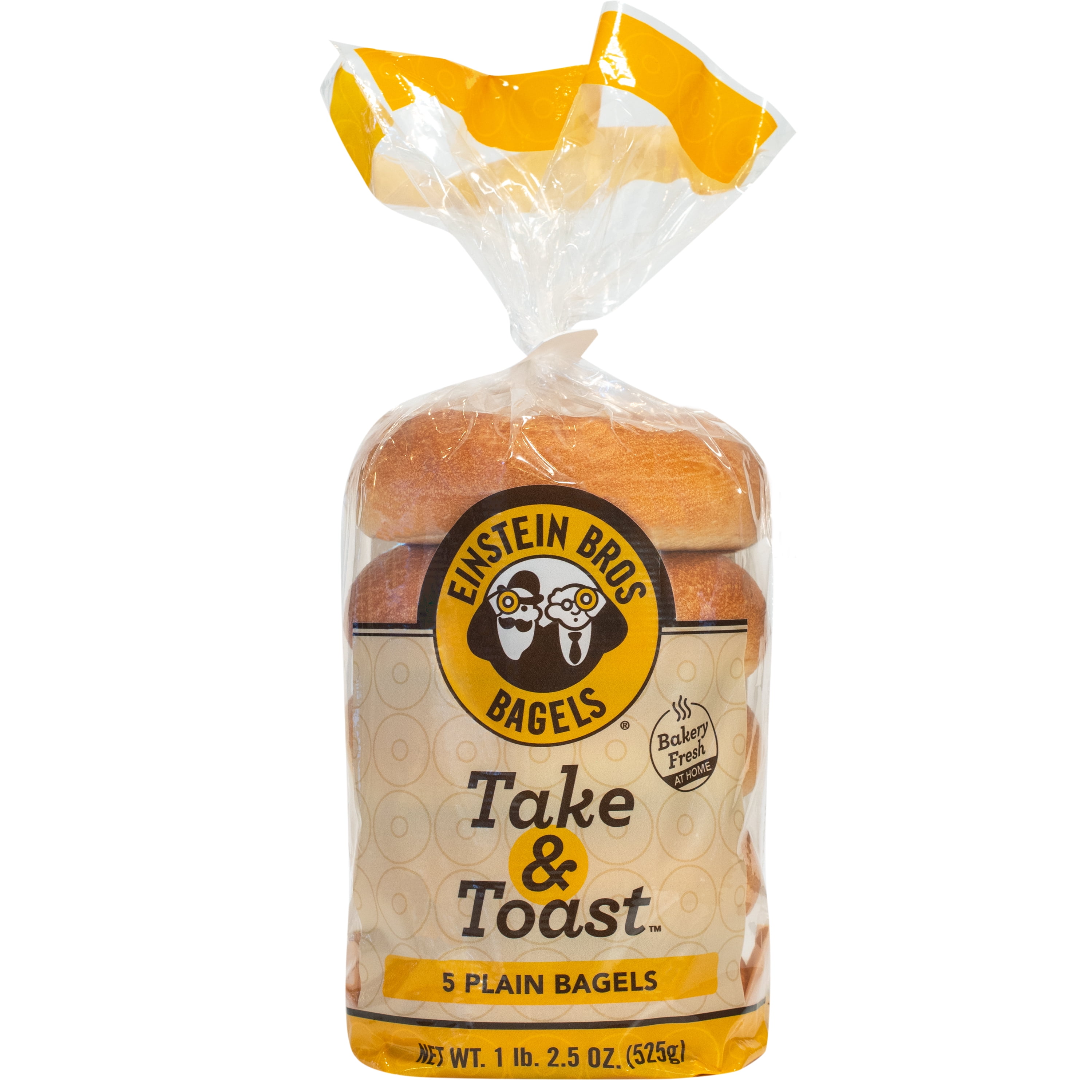 Einstein Bros Bagels, Take & Toast, Plain Bagel
