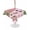 LightPink, variant on Outdoor Tablecloth with Umbrella Hole for Patio/Picnic/Party/Camping, Summer Flamingo Waterproof Table Cloth Rectangle Table Cover Washable, Tropical Plants Botanical Floral Rustic (60"x 84")