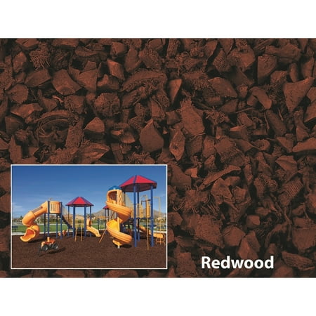 UPC 816101001576 product image for International Mulch Company NuPlay Redwood Rubber Mulch 75 Cubic Foot Pallet | upcitemdb.com