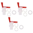 thumbnail image 1 of Cubo de plástico rojo de repuesto para embotellado de cerveza, 3 unidades, para elaboración de cerveza casera, 1 of 11
