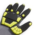 thumbnail image 5 of Guantes Amazon Basics de protección contra impactos, 120 pares, color amarillo XXL, 5 of 5