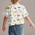 thumbnail image 4 of COM1950s Robe à Manches Courtes, Chemise Tendance pour Enfant T-Shirt Imprimé Col Rond Confortable Ample T-Shirt Blouse à Manches Courtes Hauts Décontractés, 4 of 9