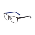 thumbnail image 2 of Calvin Klein CK-19302-201 Satin Dark Brown Rectangular Men's Metal Eyeglasses, 2 of 2