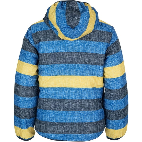 Arctix Boys Super Nova Reversible Insulated Winter Jacket, Chambray Nautical Blue, Large