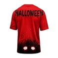 thumbnail image 6 of IAJDKMEK Men's Halloween Graphic Tee - Short Sleeve Crewneck Lightweight Breathable, Funny Print Summer Shirts for Men, Casual T-Shirts for Party,Red S, 6 of 7