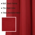 thumbnail image 3 of Cortina MYSKY HOME 107 x 137 cm con aislamiento térmico, color rojo, 3 of 8