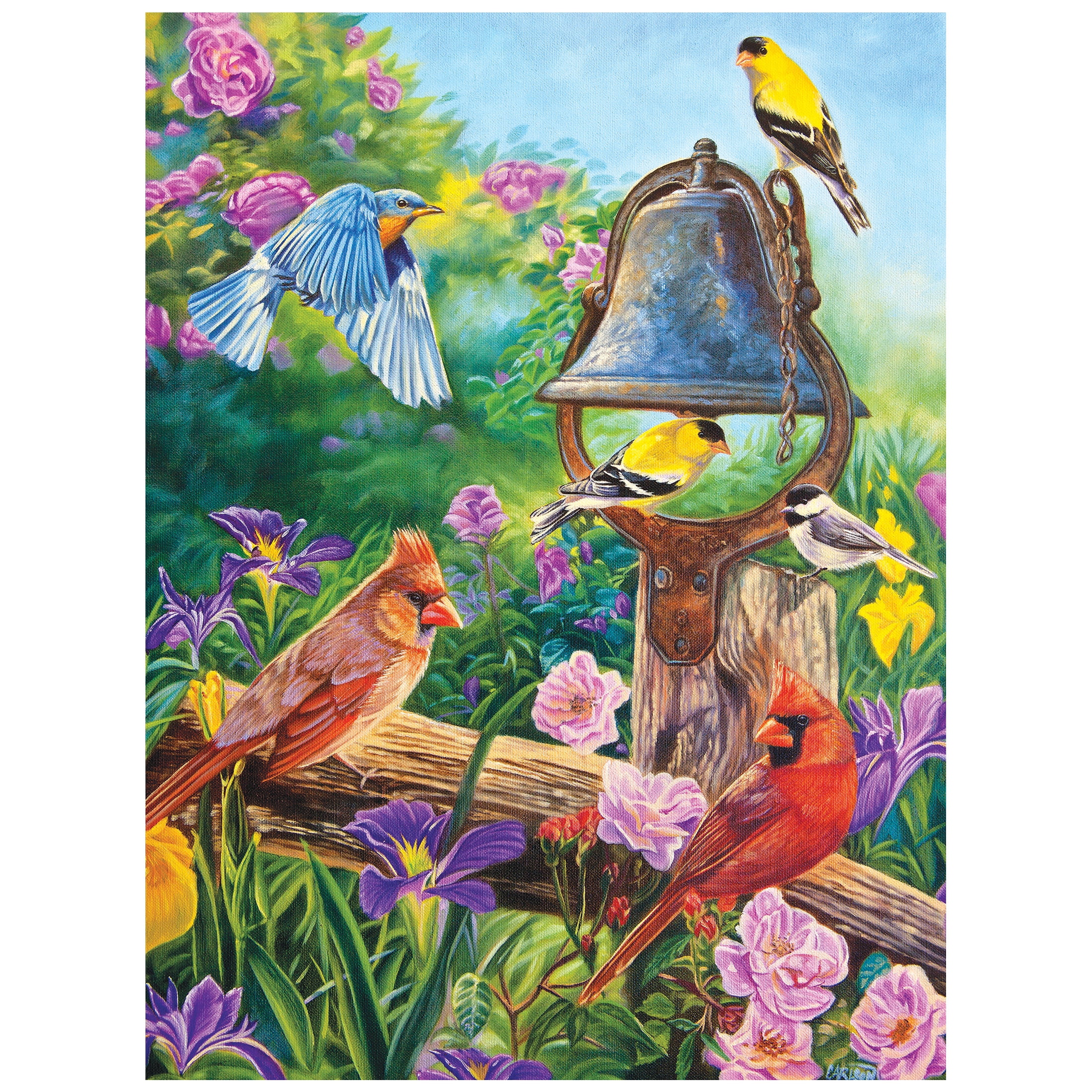 RoseArt - Kodak Premium 350-Piece - GARDEN MELODIES - Adult Interlocking Puzzle