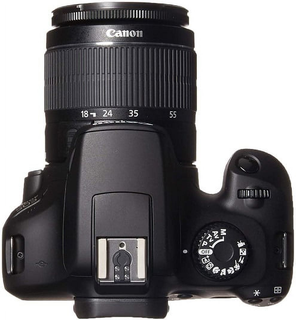 Canon EOS 4000D DSLR Camera EF-S 18-55 mm f/3.5-5.6 III Lens (Intl Model) - image 5 of 6