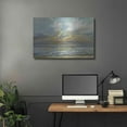 thumbnail image 5 of Luxe Metal Art 'Rhythmic Sunset Waves' by Silvia Vassileva, Metal Wall Art, 36" x 24", 5 of 9