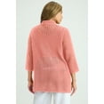 thumbnail image 2 of Jessica London Women's Plus Size Crochet Cardigan, 2 of 3