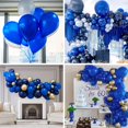 thumbnail image 4 of Globos PartyWoo azul persa, 50 unidades, 30 cm, látex azul oscuro, 4 of 7