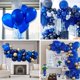 thumbnail image 4 of Globos PartyWoo azul persa, 50 unidades, 30 cm, látex azul oscuro, 4 of 7