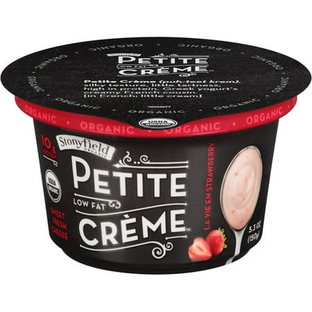 Stonyfield Sf Petite Creme Lf Strawberry 5.3oz