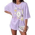 thumbnail image 5 of ALLTB Oversized Magical Shirt Women Cute Princess T-Shirt Magic Kingdom Family Vacation Castle Tee Tops, 5 of 6