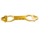 thumbnail image 2 of Batería Piezas de aleación de aluminio Accesorio Soporte anodizado oro Cola Corbata corbata, 2 of 3