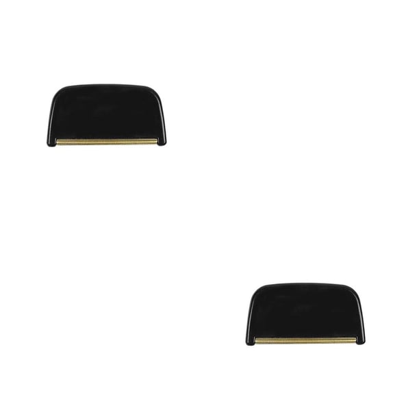 Billuyoard Eliminador de bolas de pelo portátil, suéter, depiladora, ropa, pelusa, afeitadora, para manta, cortina, calcetines, mallas Negro 2piezas