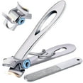 thumbnail image 1 of Silver Wide Jaw Opening Oversized Nail Clippers, 1 of 5