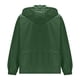 thumbnail image 4 of pstuiky camisas de manga larga para hombre, Chaqueta impermeable de color liso para hombre para exteriores, para escalada, deporte, correr, con bolsillo y cremallera, manga larga, con capucha l, 4 of 8