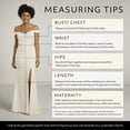 thumbnail image 5 of David’s Bridal, The Edit by DB Studio Women's Corset Bodice Off-the-Shoulder Wedding Dress, Full Length, Lace, 5 of 8