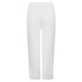 thumbnail image 5 of Uqiangy Wide Leg Sweatpants Women Baggy Sweats Fall Clothes Lounge Pants Women Women's Cargo Pants Baggy Pants Women Sweatpants Women White XL, 5 of 6