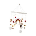 thumbnail image 1 of Móvil para cuna de bebé, campana para cama, decoración de techo, regalos navideños sencillos, juguete sensorial, juguetes Montessori para bebés, niños Estrella naranja y, 1 of 10