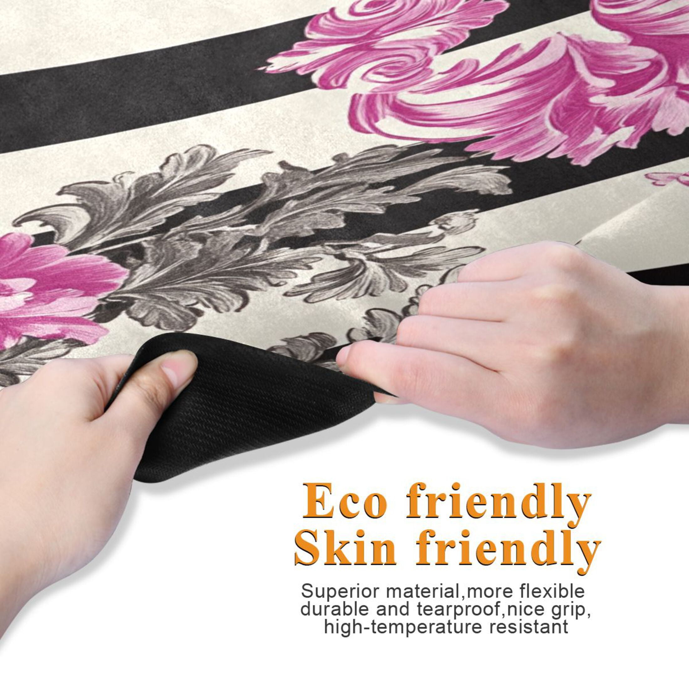BZSMCE Yoga Mat Women Floral Crown Fitness Mat