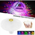 thumbnail image 2 of Lámpara flotante de color para piscina, luz de discoteca para baño, luz LED sumergible IP68, luz LED subacuática con 7 modos para lámparas sumergibles para piscinas de spa de baño (1 unidad), 2 of 5