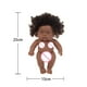 thumbnail image 1 of Reborn Black Baby Doll con pelo rizado Vinilo Kid Play House Toy (Q8-006) Ehuebsd libre de BPA, 1 of 8
