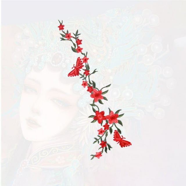 Handmade Embroidered Floral Patch Craft For Fabric Decoration Knit Applique Artwork In Ten Styles For Clothes Bags Dresses Jackets Jeans Decoration