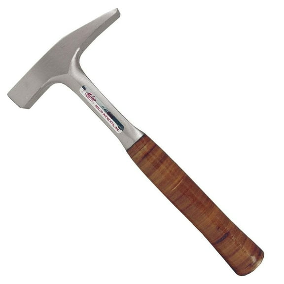 Malco Setting Hammer,18 Oz,Steel,Leather Grip SH3