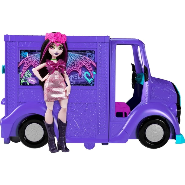 Monster High Draculaura Doll and Fangtastic Rockin' Food Truck
