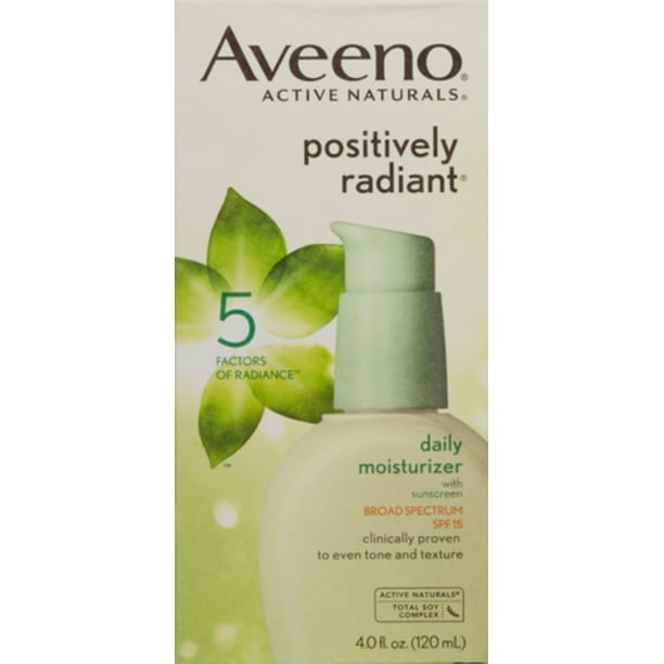 AVEENO Active Naturals Positively Radiant Daily Moisturizer SPF 15 4 oz