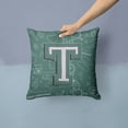 thumbnail image 2 of Carolines Treasures CJ2010-TPW1414 Letter T Back to School Initial Canvas Fabric Decorative Pillow  14Hx14W multicolor, 2 of 4