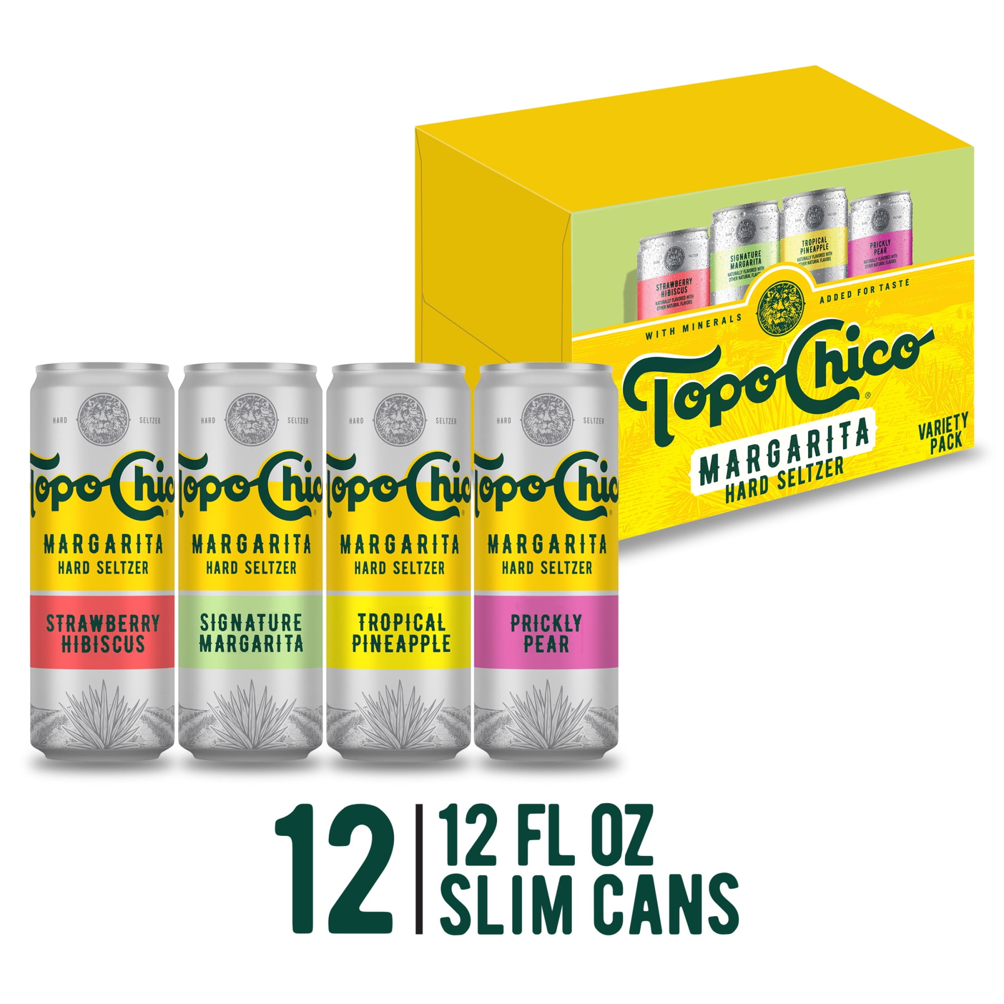 Topo Chico Margarita Variety Pack Hard Seltzer, 12 Pack, 12 fl oz Cans