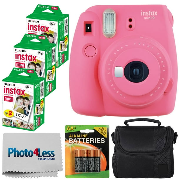 Fujifilm instax mini 9 Instant Film Camera (Flamingo Pink ...