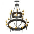 thumbnail image 5 of Meyda Tiffany 168295 Marta 18 Light 60" Wide Taper Candle Style Chandelier, 5 of 5