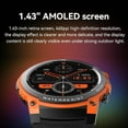 thumbnail image 5 of Rainbuvvy DM55 smartwatch 1.43-inch AMOLED high-definition full touch screen metal body for answering/making phone calls, playing music, outdoor sports watch, 5 of 17