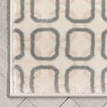 thumbnail image 5 of Well Woven Custom Size Runner - Choose Your Length - Carte Grey Boxes Geometric 27 Inches Wide x 25 Feet Long Runner (27" x 25' Runner) Rug, 5 of 6