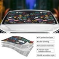 thumbnail image 5 of Disketp Windshield Sun Shade, Car Sun Shade For Front Window Basketball Sunshades Sun Visor Protector Blocks Uv Rays Foldable, 5 of 9