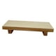 thumbnail image 5 of Bandeja de jabón con pedestal de madera para encimera de cocina, boda, fiesta, estilo rústico. Madera maciza, 5 of 9