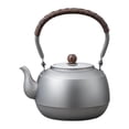 thumbnail image 3 of DOMELAY Camping Kettle Portable Drinkware Titanium Kettle for Outdoor Hiking Fishing 1500ml gray, 3 of 9