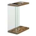 thumbnail image 2 of Ergode SoHo C End Table - Versatile Design, Slides Under Sofa, Clear Glass Panels, Durable Honeycomb Particleboard, Modern Contemporary Style, 2 of 3