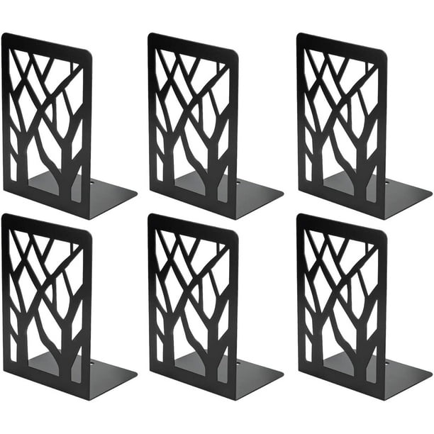 Sujetalibros, sujetalibros, sujetalibros para estantes, sujetalibros para estantes, sujetalibros, sujetalibros para libros pesados, soporte para estante de libros, decoración del hogar, 7 x 4,7 x 3,5
