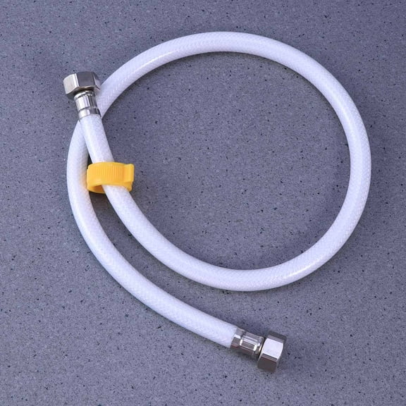 Homoyoyo Flexible Washing Machine Connector White PVC 1Set