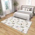 thumbnail image 4 of 4x5 Rug, Bird Rug, Floral Branch Rugs for Living Room Bedroom, Animal Carpet, Washable & Non Slip & Soft Low Pile Large Indoor Area Rug, Bird Home Decor & Gifts, 4 of 7