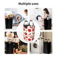 thumbnail image 6 of Lsque Fresh Red Tomato Laundry Basket, Laundry Hamper, Dirty Clothes Hamper for Laundry, Collapsible, Waterproof Laundry Baskets with Aluminum Handles for Laundry, Dorm, Family, 6 of 6