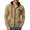 Khaki, variant on Men Jacket Fall Winter Fashion Hooded Sweatshirt Jackets Slim Fit Comfortable Trendy Casual Coat