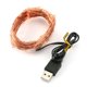 thumbnail image 4 of Cadena de luz de alambre de cobre USB 5V Fuente de alimentación Luces de hadas Lámpara de d Abanopi Cadena de luz, 4 of 7